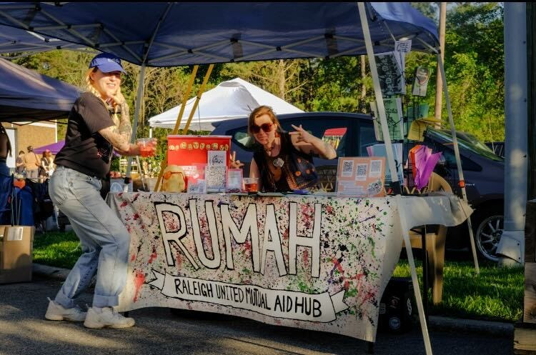 RUMAH tabling at an event